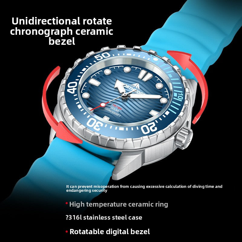 Stainless steel diving watch