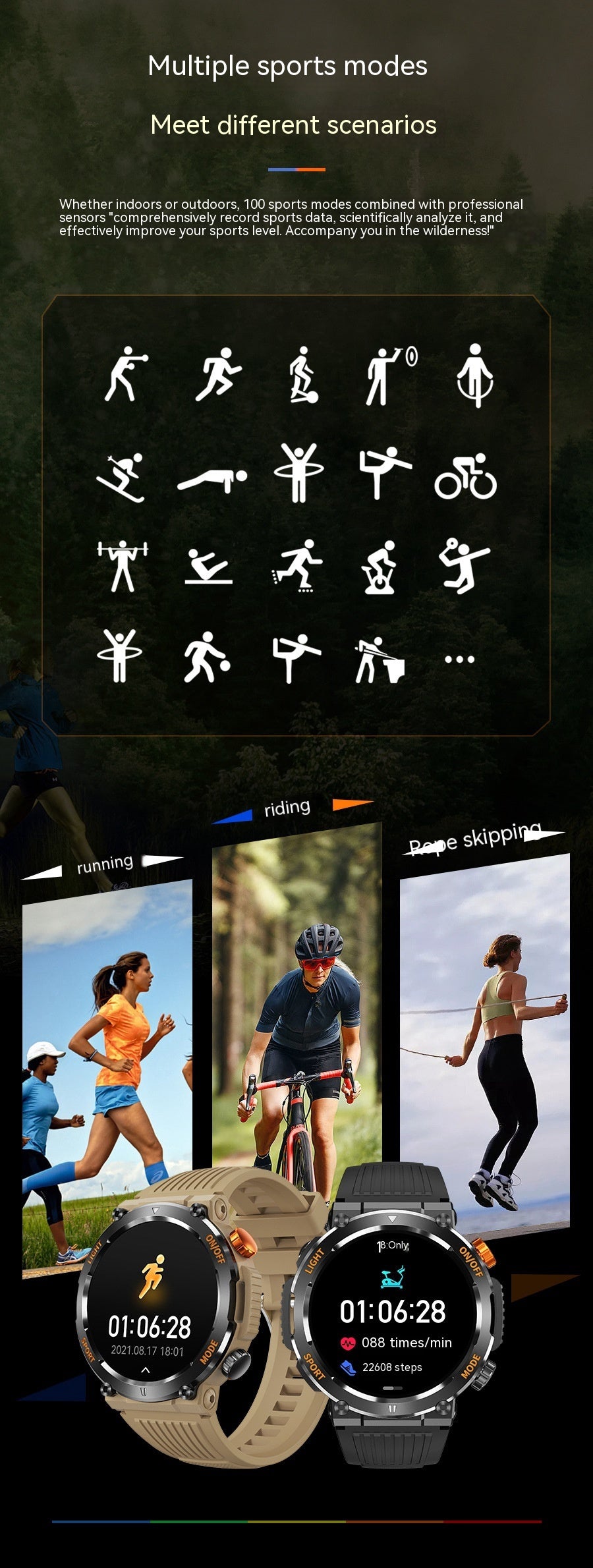 Fashion Personality Sport Smart Watch