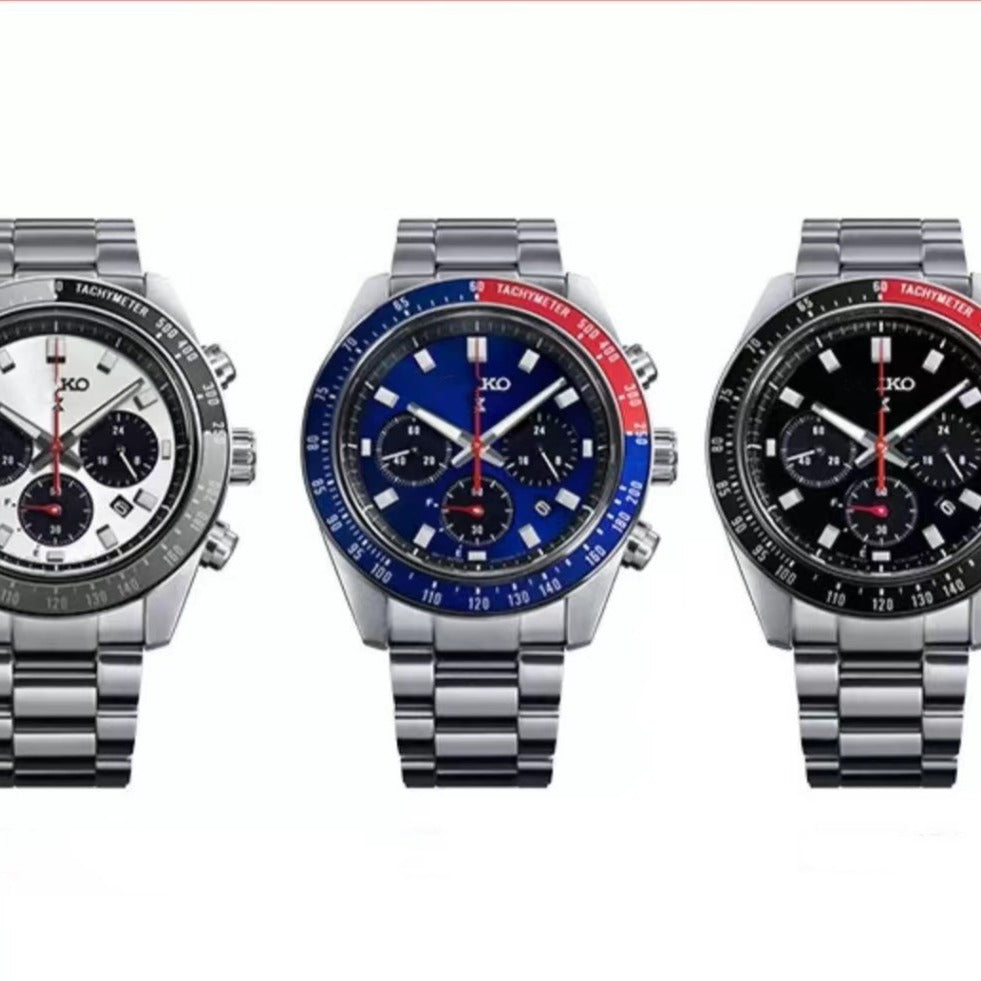 Quartz steel band watch