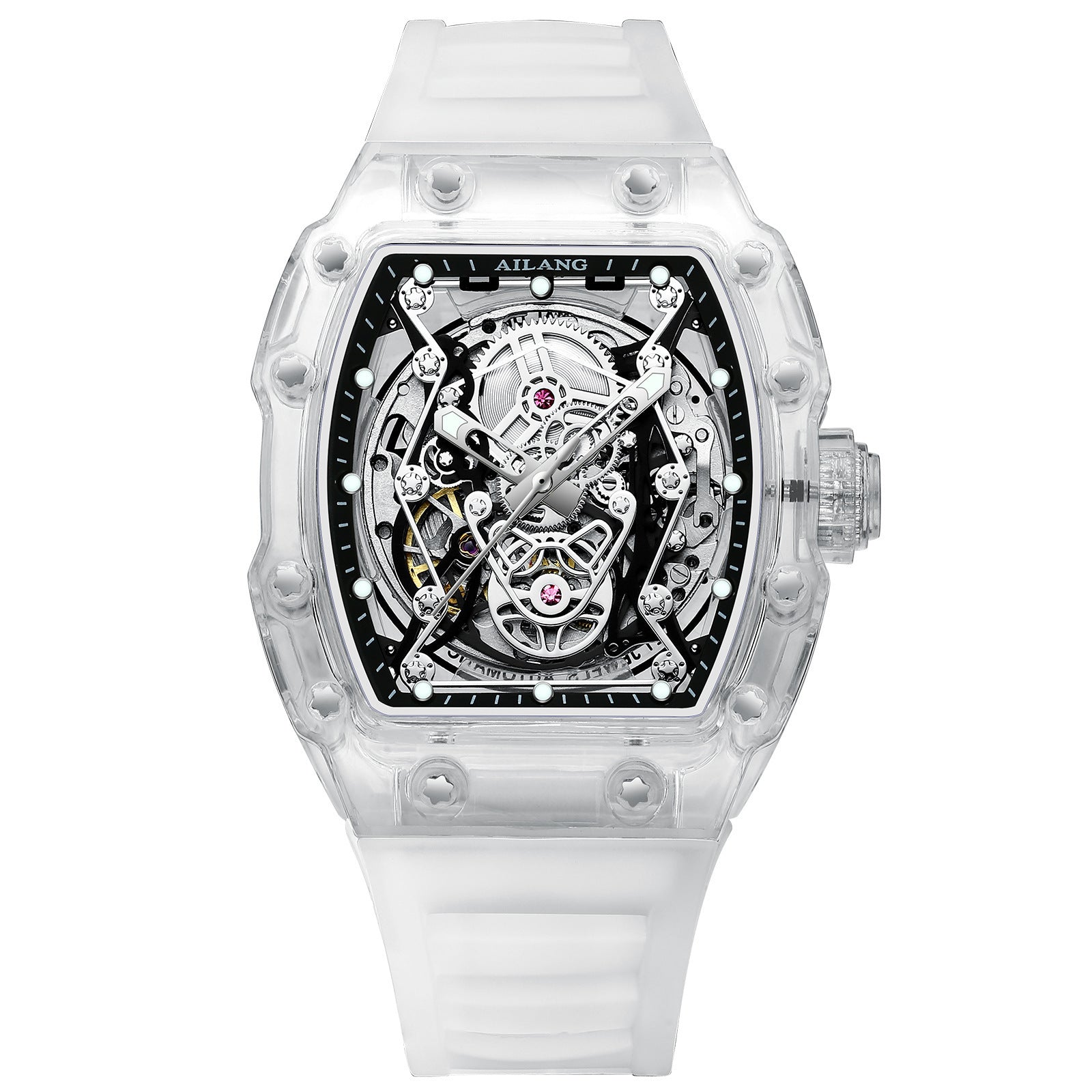 Hollow Mechanical Watch Men's Transparent Waterproof Fashion Watch