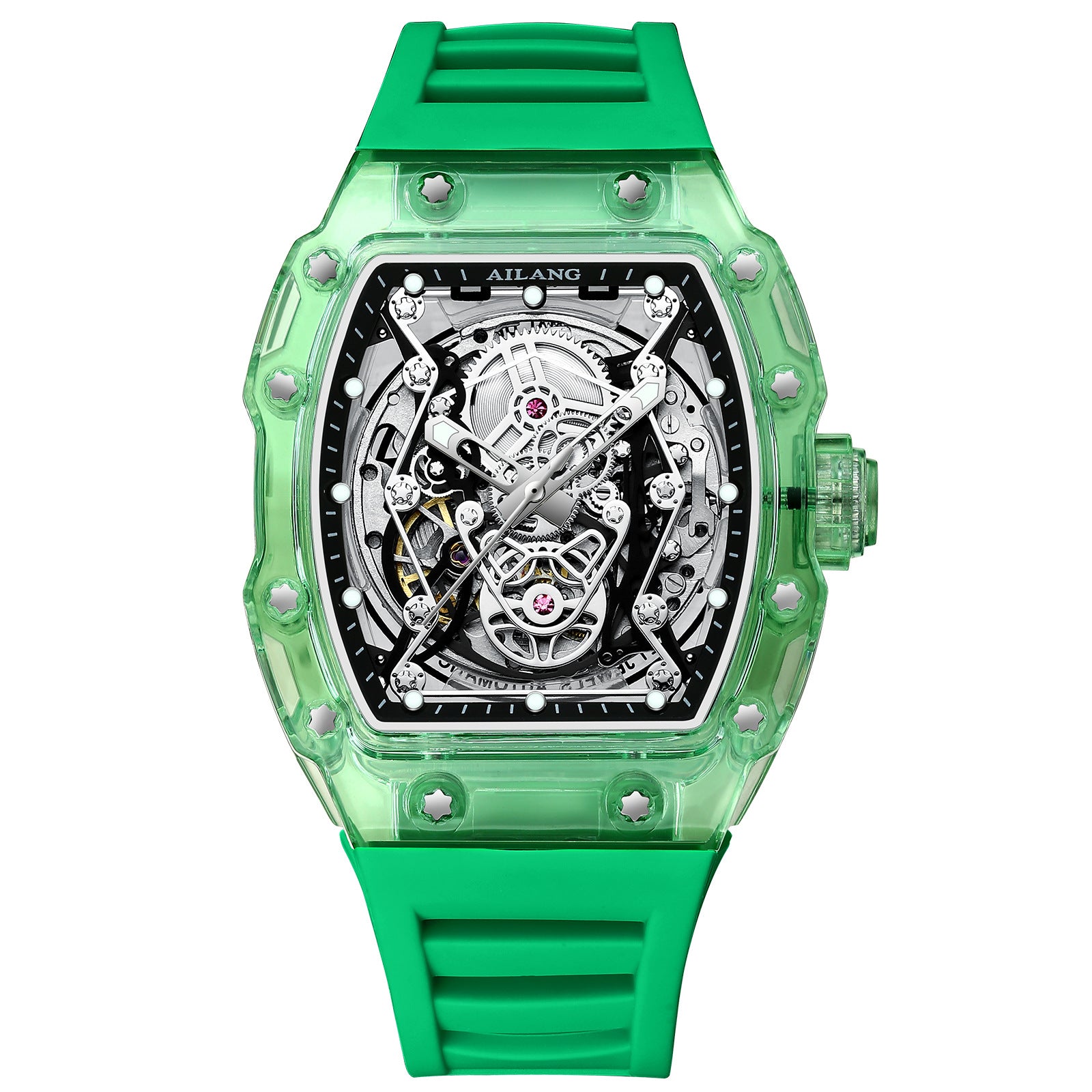 Hollow Mechanical Watch Men's Transparent Waterproof Fashion Watch